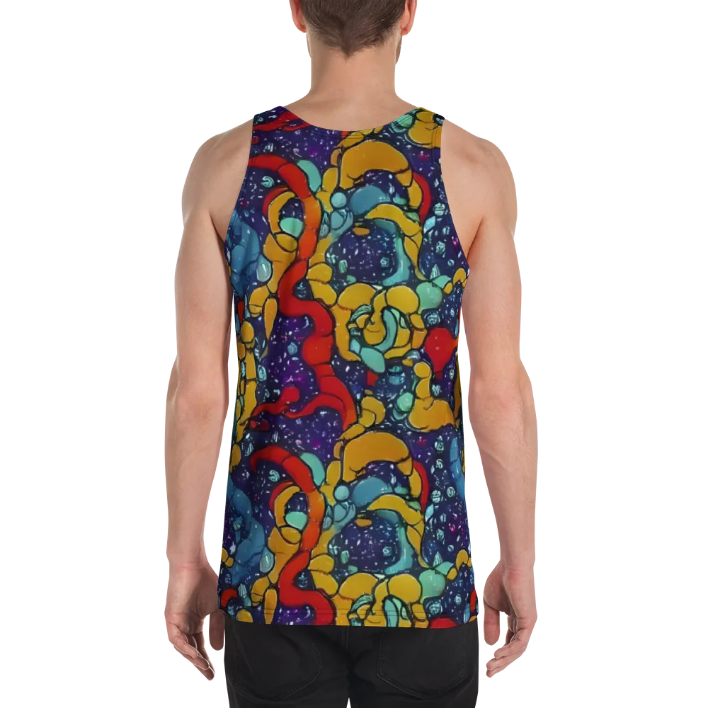 Cosmic Colorfall on Men's Tank Top — Back