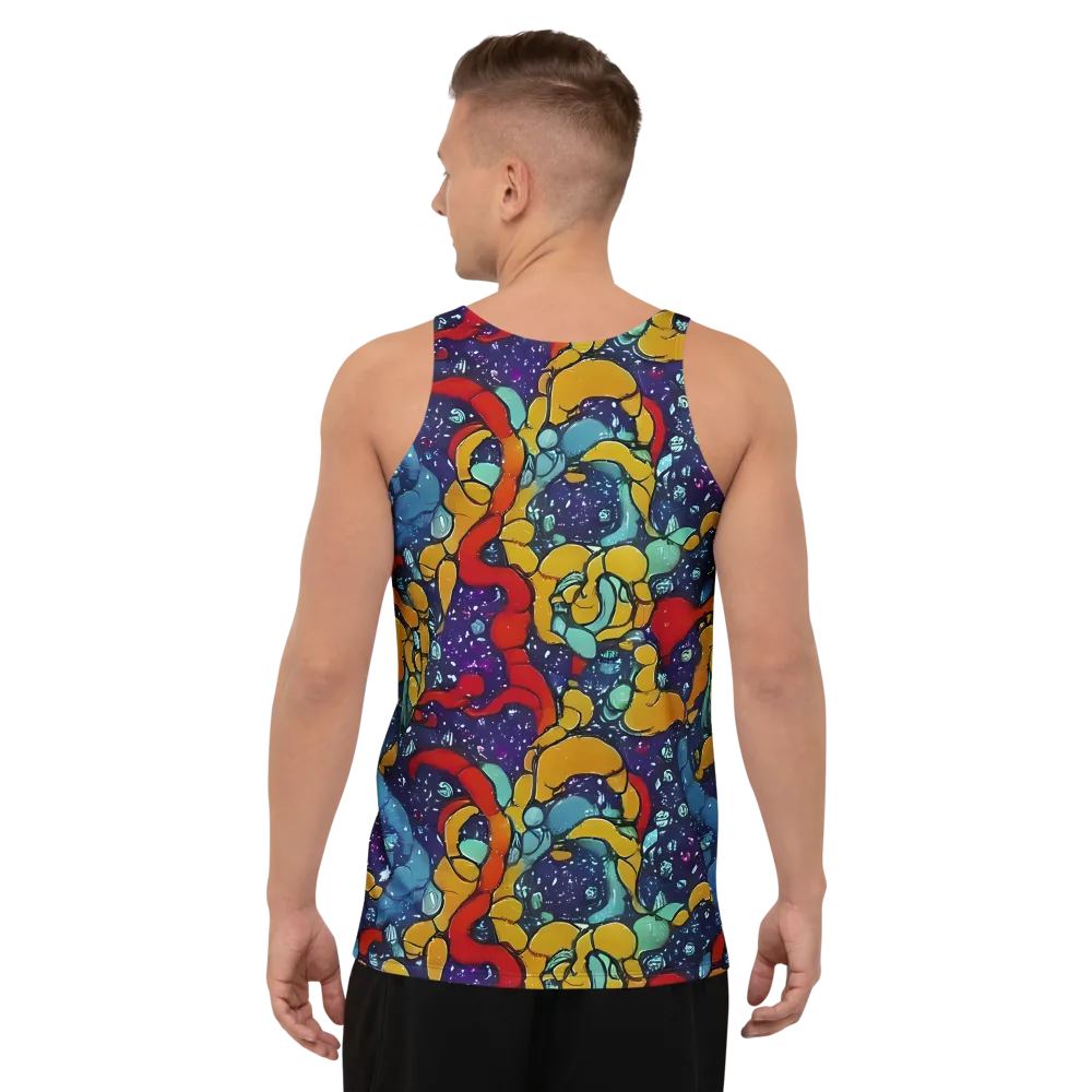 Cosmic Colorfall on Men's Tank Top — Back