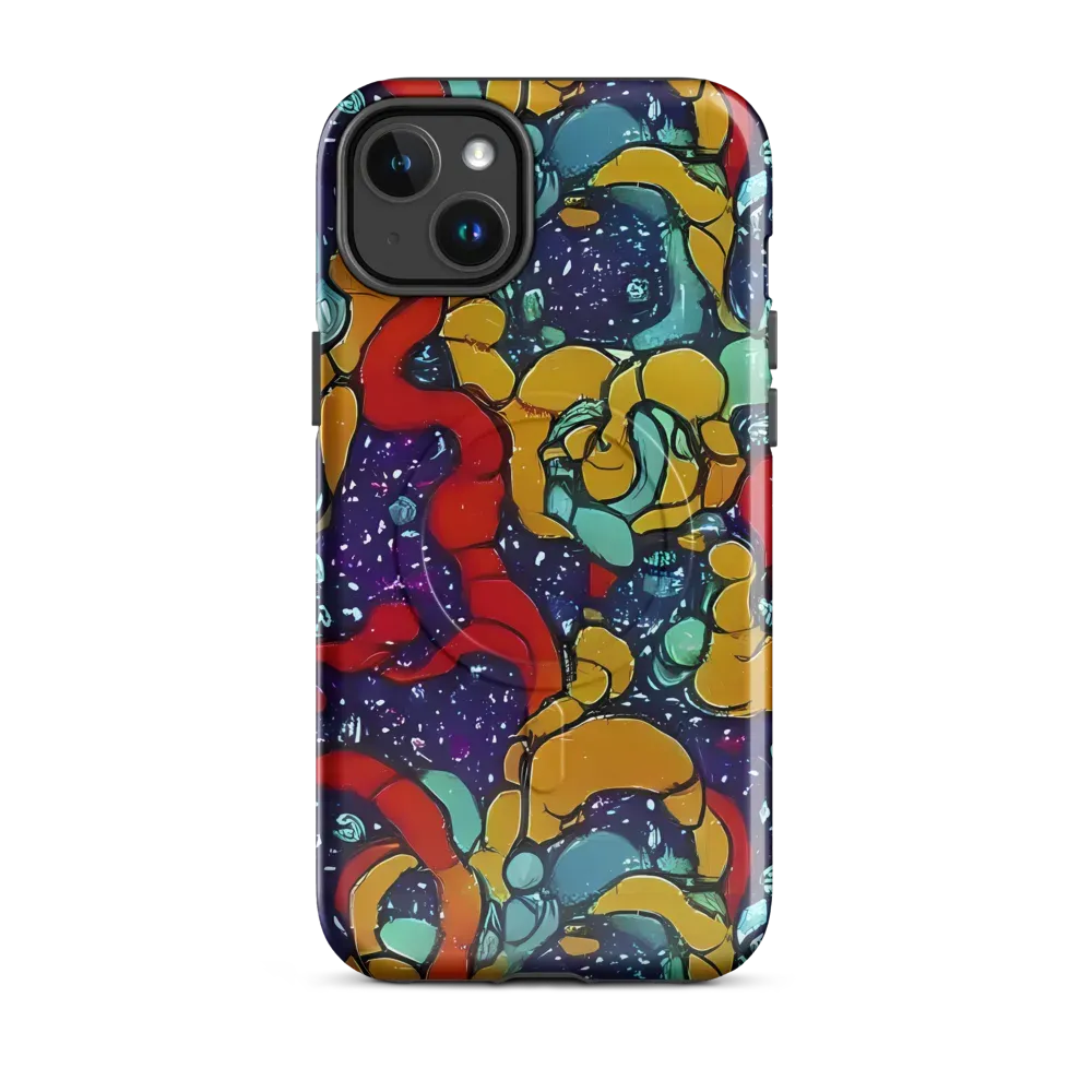 Cosmic Colorfall on MagSafe Tough Case for iPhone® — Front