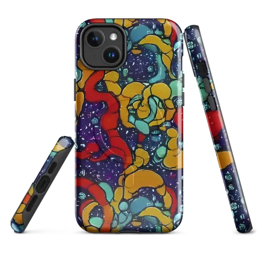 Cosmic Colorfall on a MagSafe Tough Case for iPhone®