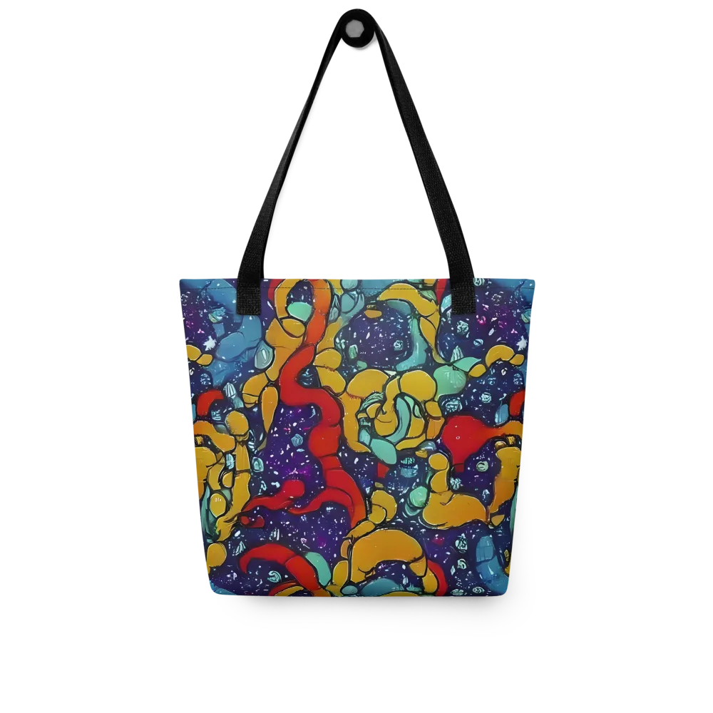Cosmic Colorfall on Tote Bag — Front