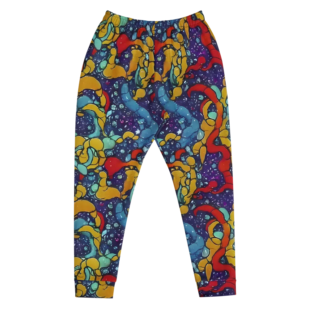 Cosmic Colorfall on Men's Joggers — Front
