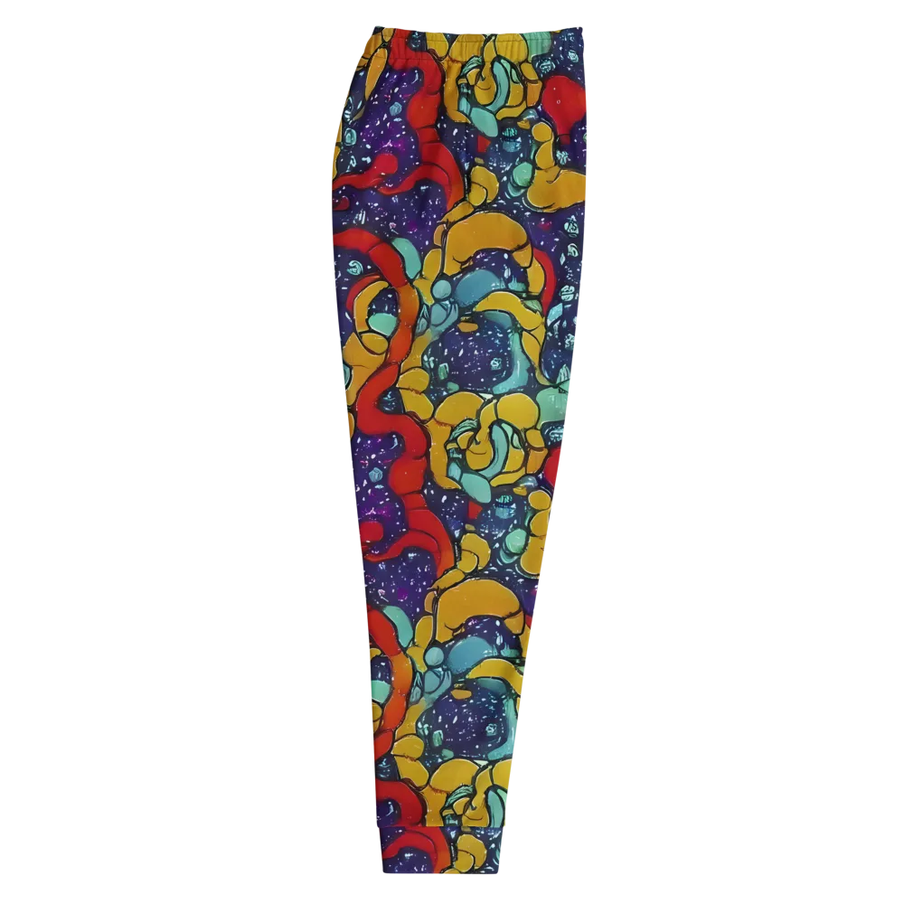 Cosmic Colorfall on Men's Joggers — Right