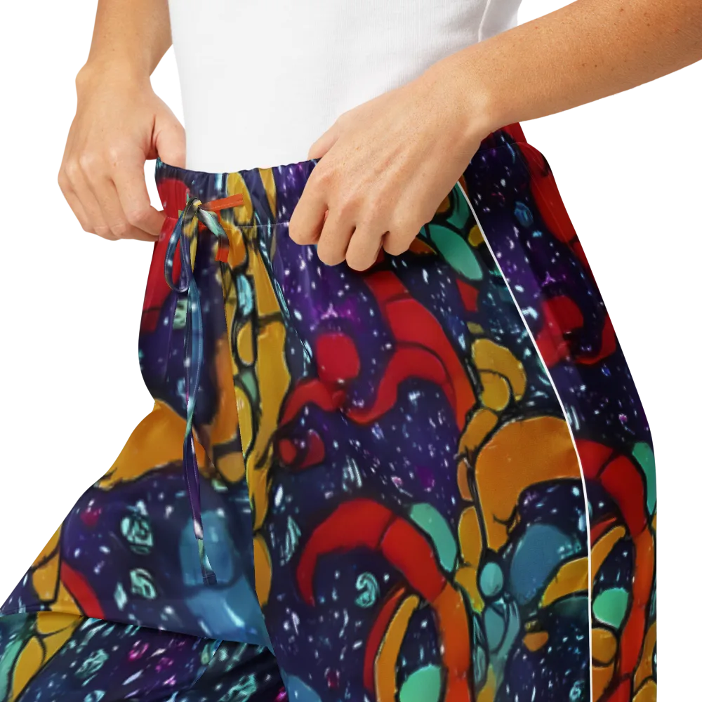 Cosmic Colorfall on Women's Pajama Pants — Product details