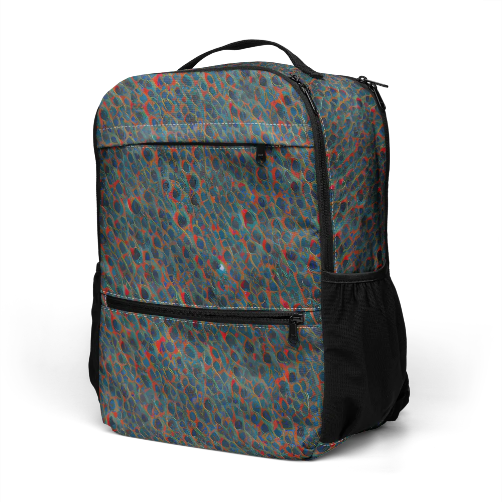 Indigo Undergrowth on Utility Backpack — Left Front