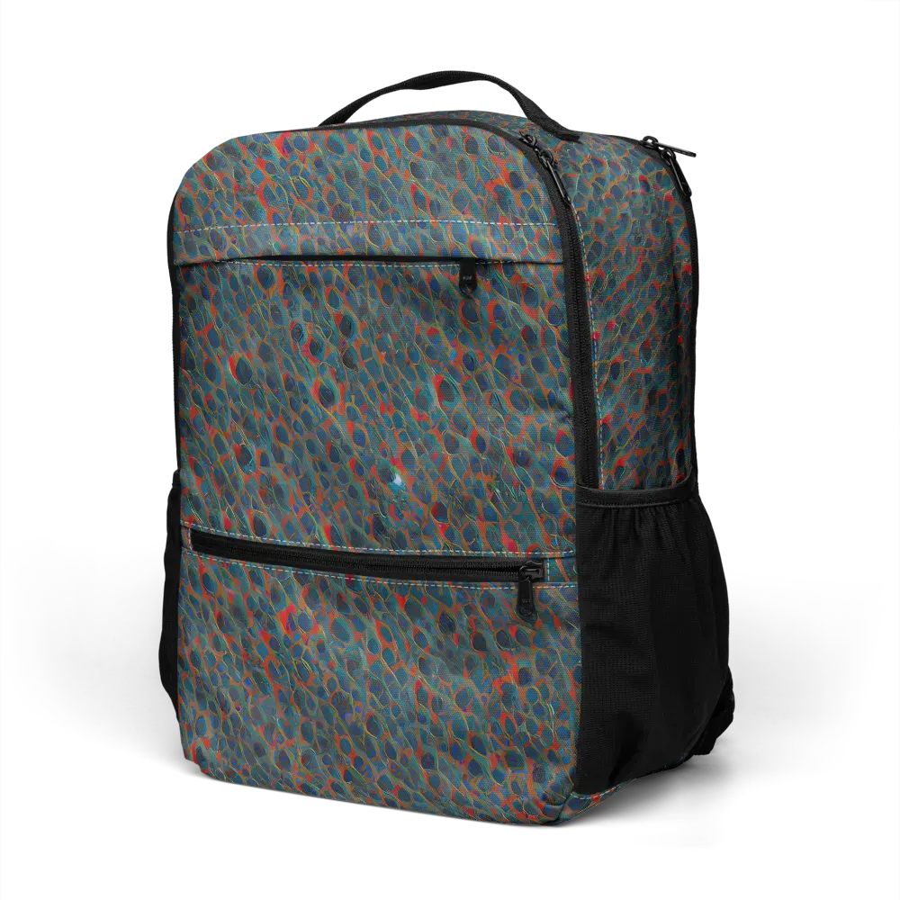 Indigo Undergrowth on Utility Backpack — Left Front