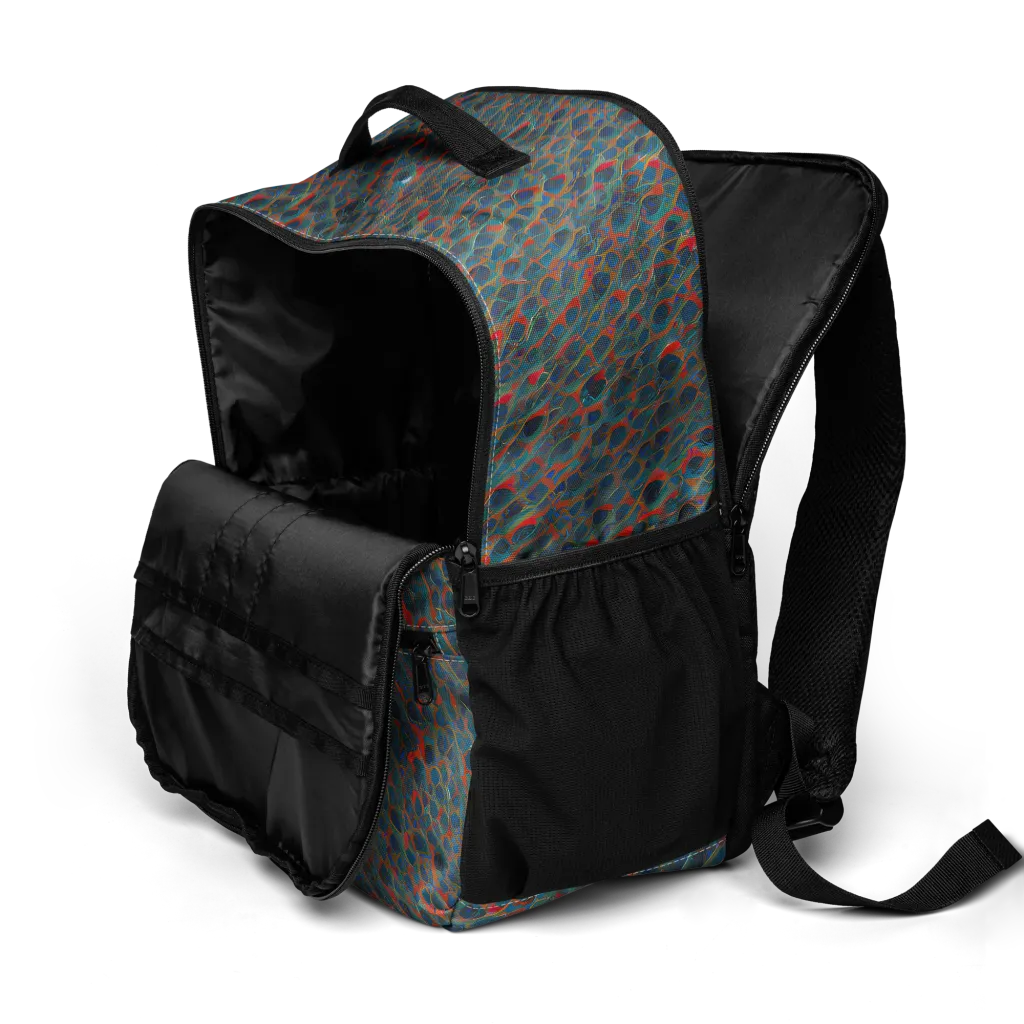 Indigo Undergrowth on Utility Backpack — Product details 2