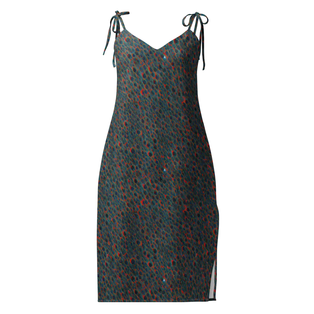 Indigo Undergrowth on Slip Dress — Front