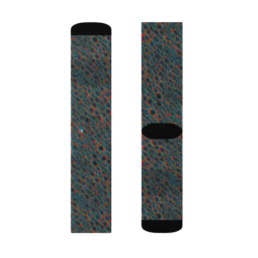 Indigo Undergrowth on a Socks