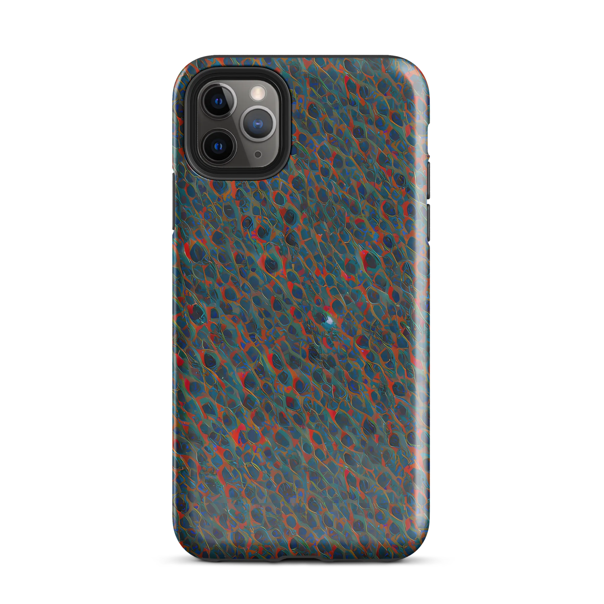 Indigo Undergrowth on Tough Case for iPhone® — Front