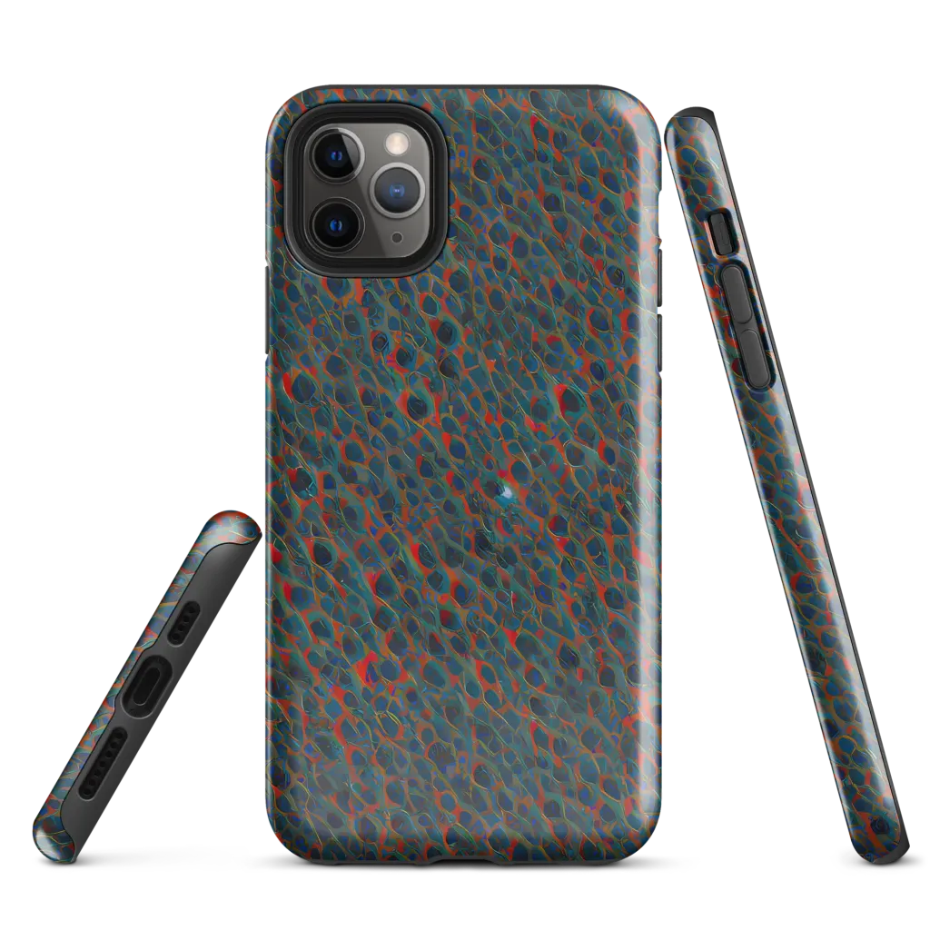Indigo Undergrowth on Tough Case for iPhone® — Front