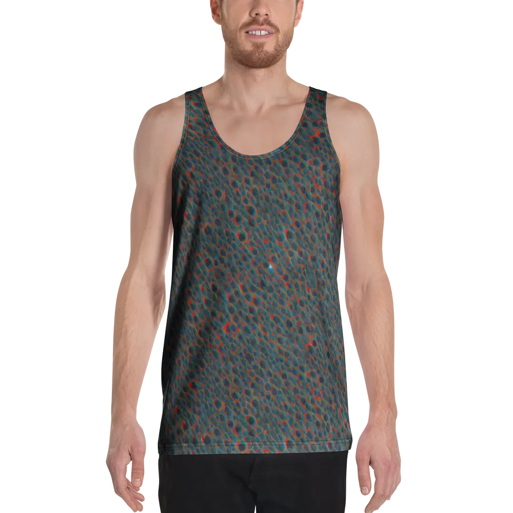 Indigo Undergrowth on Men's Tank Top — Front