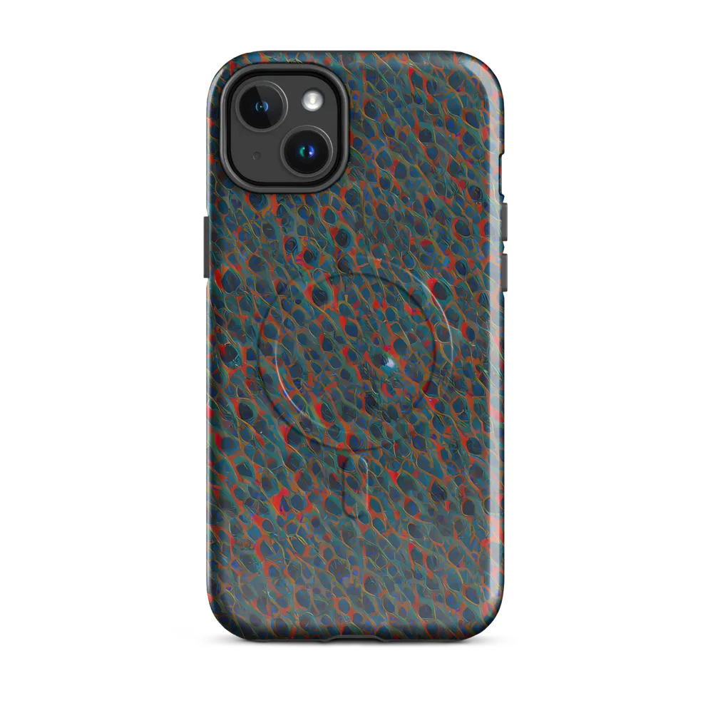 Indigo Undergrowth on MagSafe Tough Case for iPhone® — Front