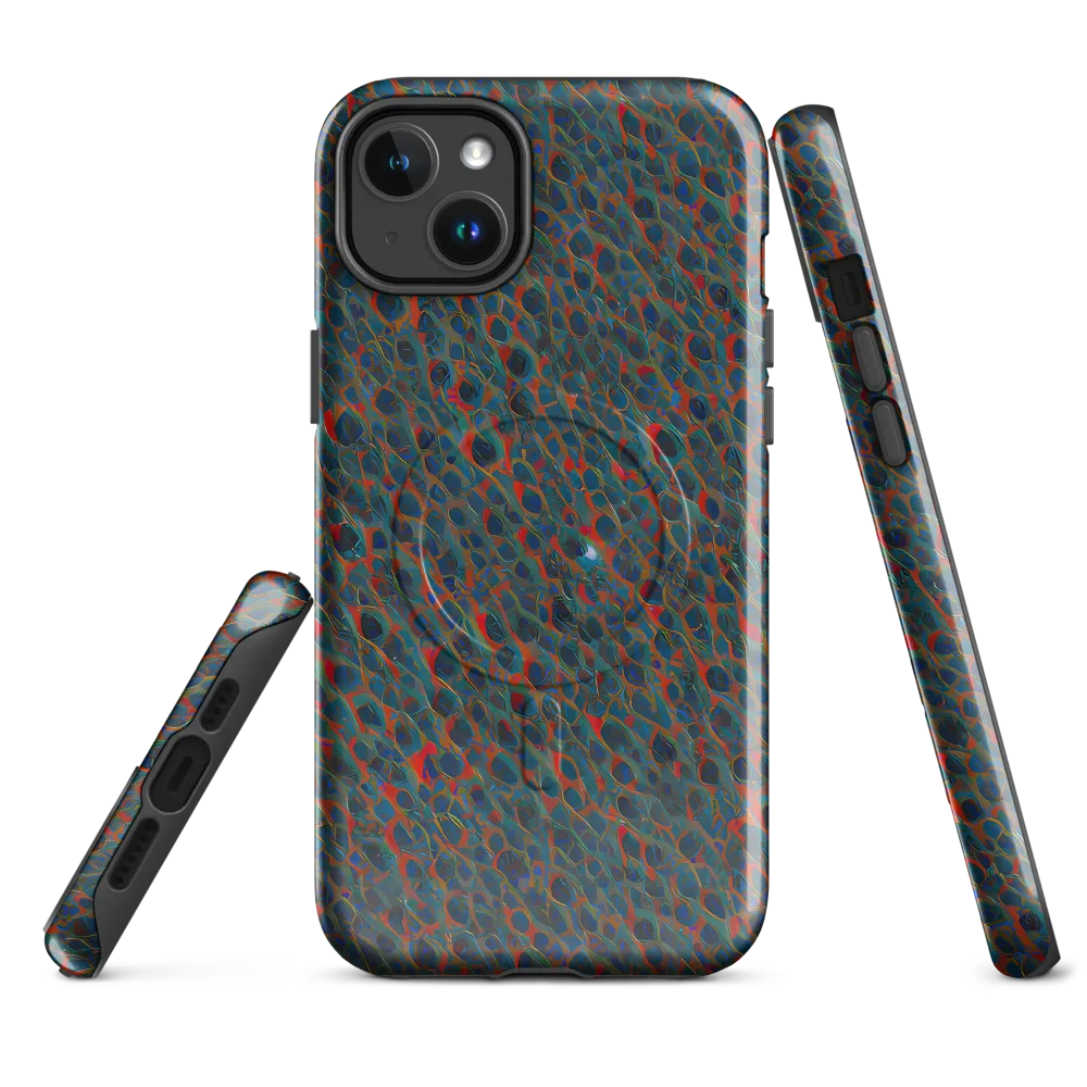 Indigo Undergrowth on MagSafe Tough Case for iPhone® — Front