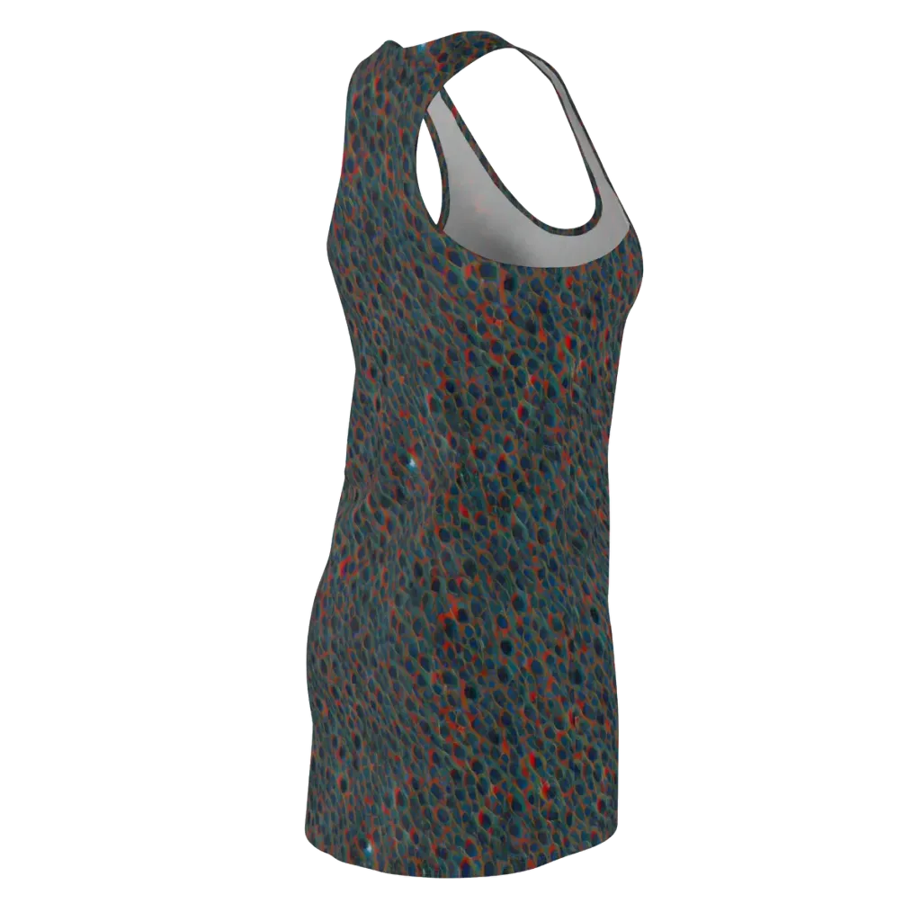 Indigo Undergrowth on Racerback Dress — Back Side