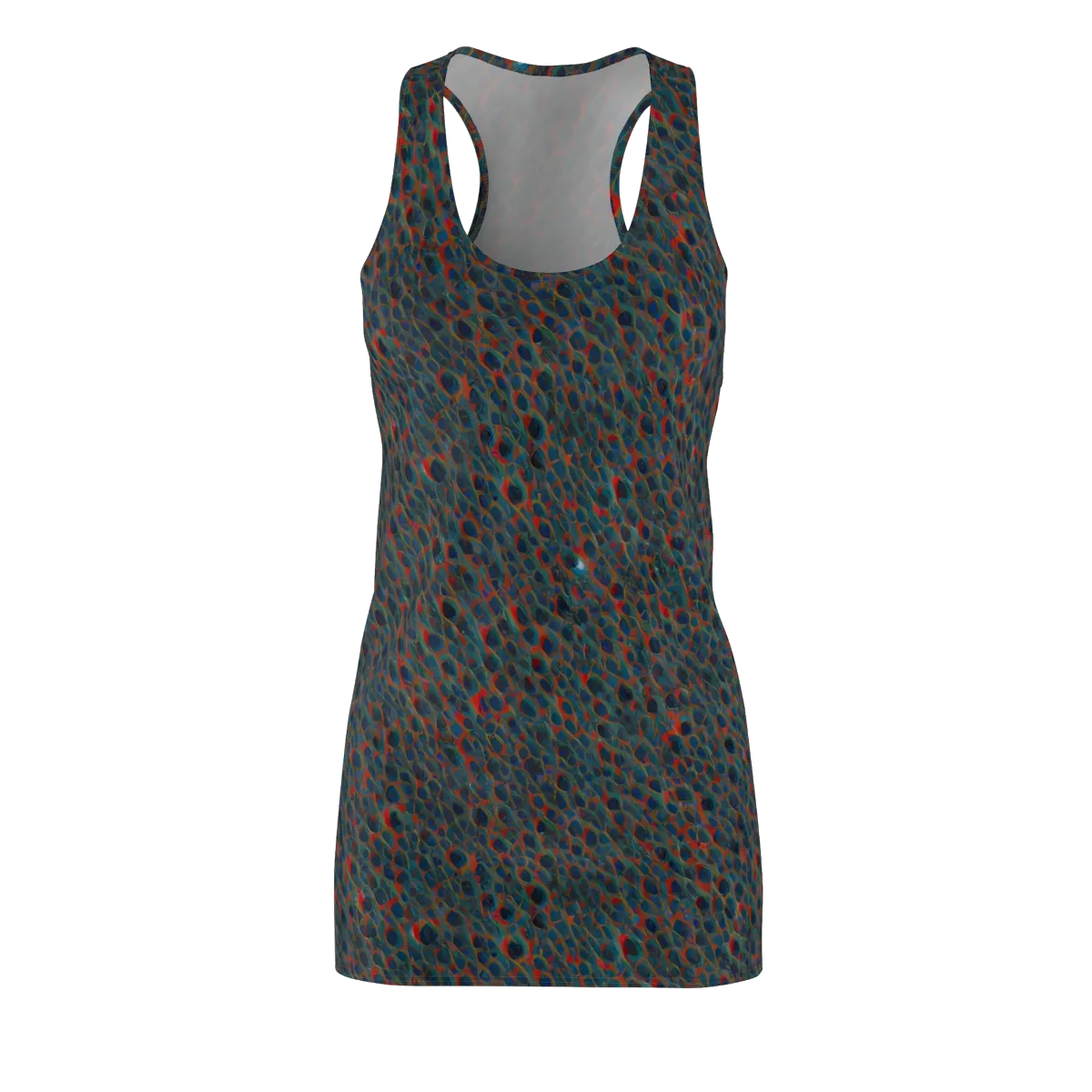 Indigo Undergrowth on Racerback Dress — Front