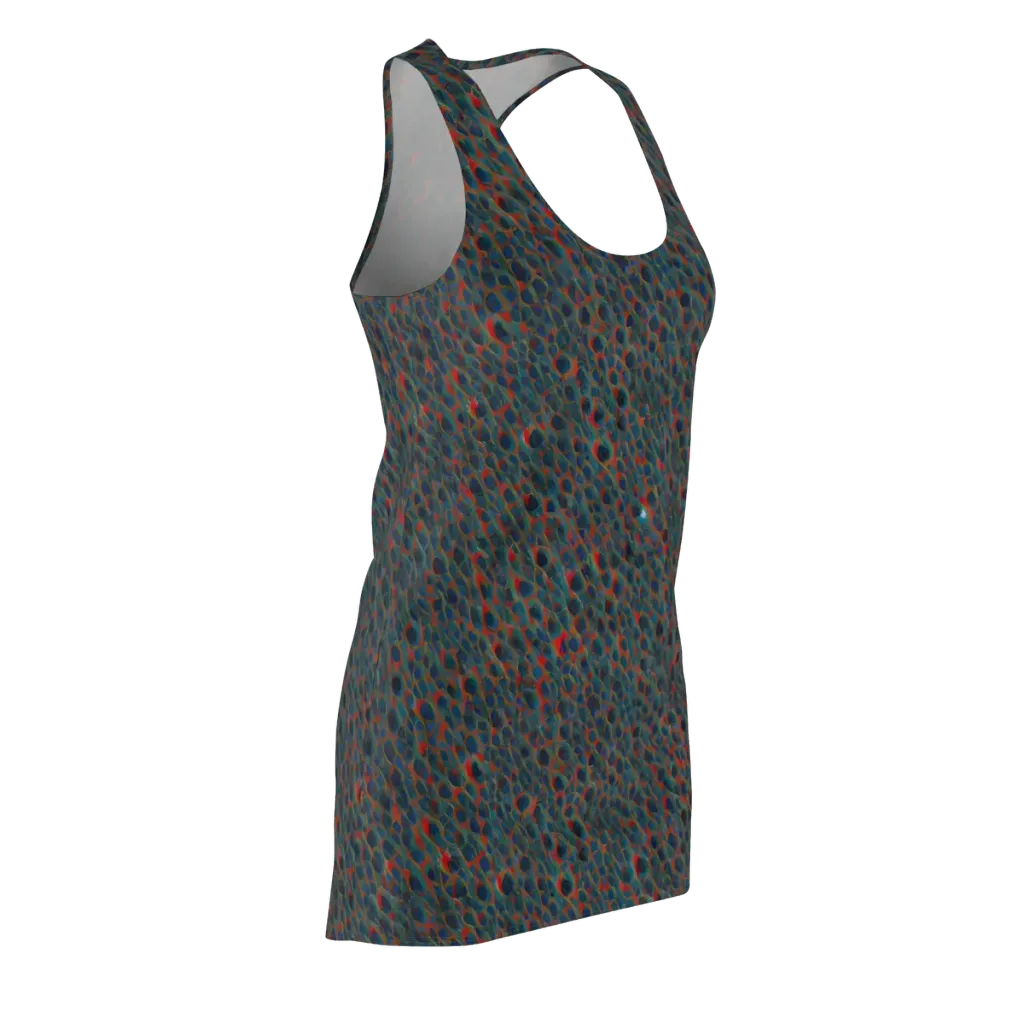 Indigo Undergrowth on Racerback Dress — Front Side