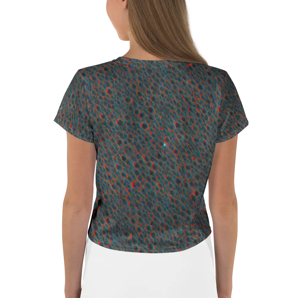 Indigo Undergrowth on Crop Tee — Back