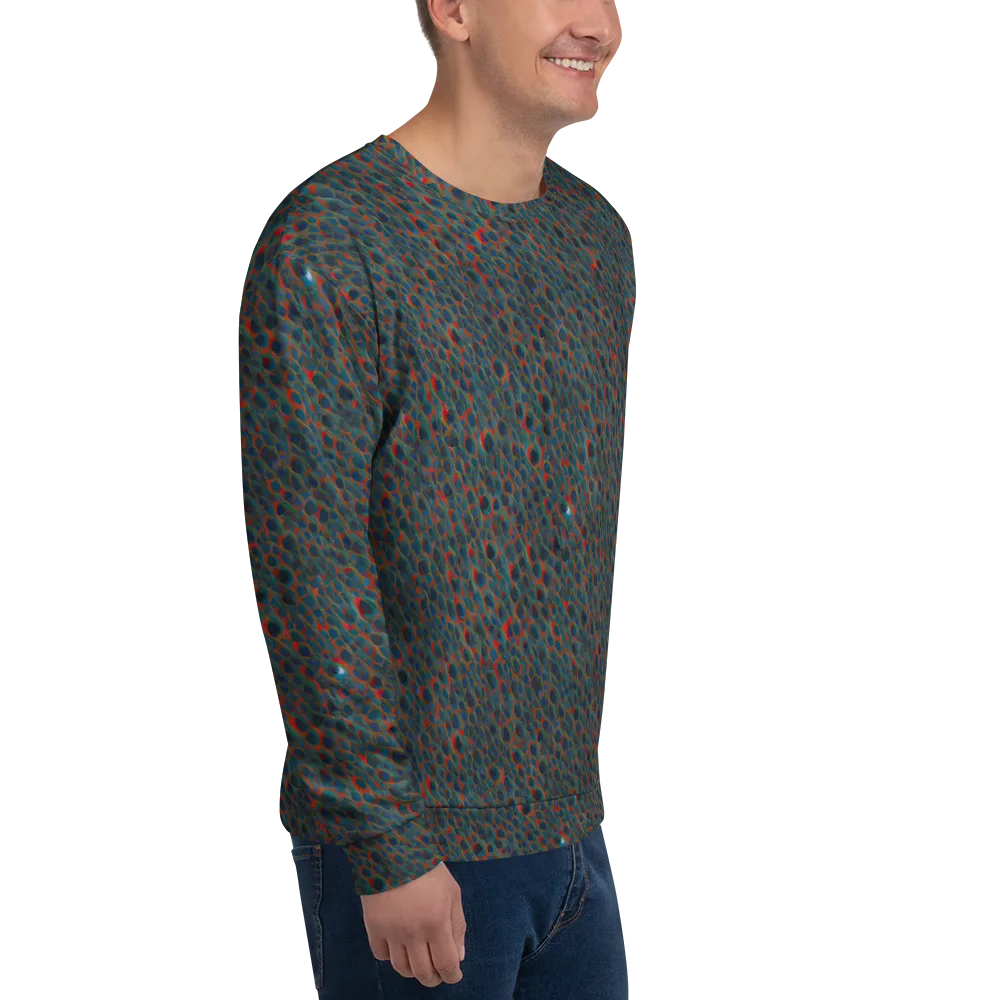 Indigo Undergrowth on Sweatshirt — Right Front
