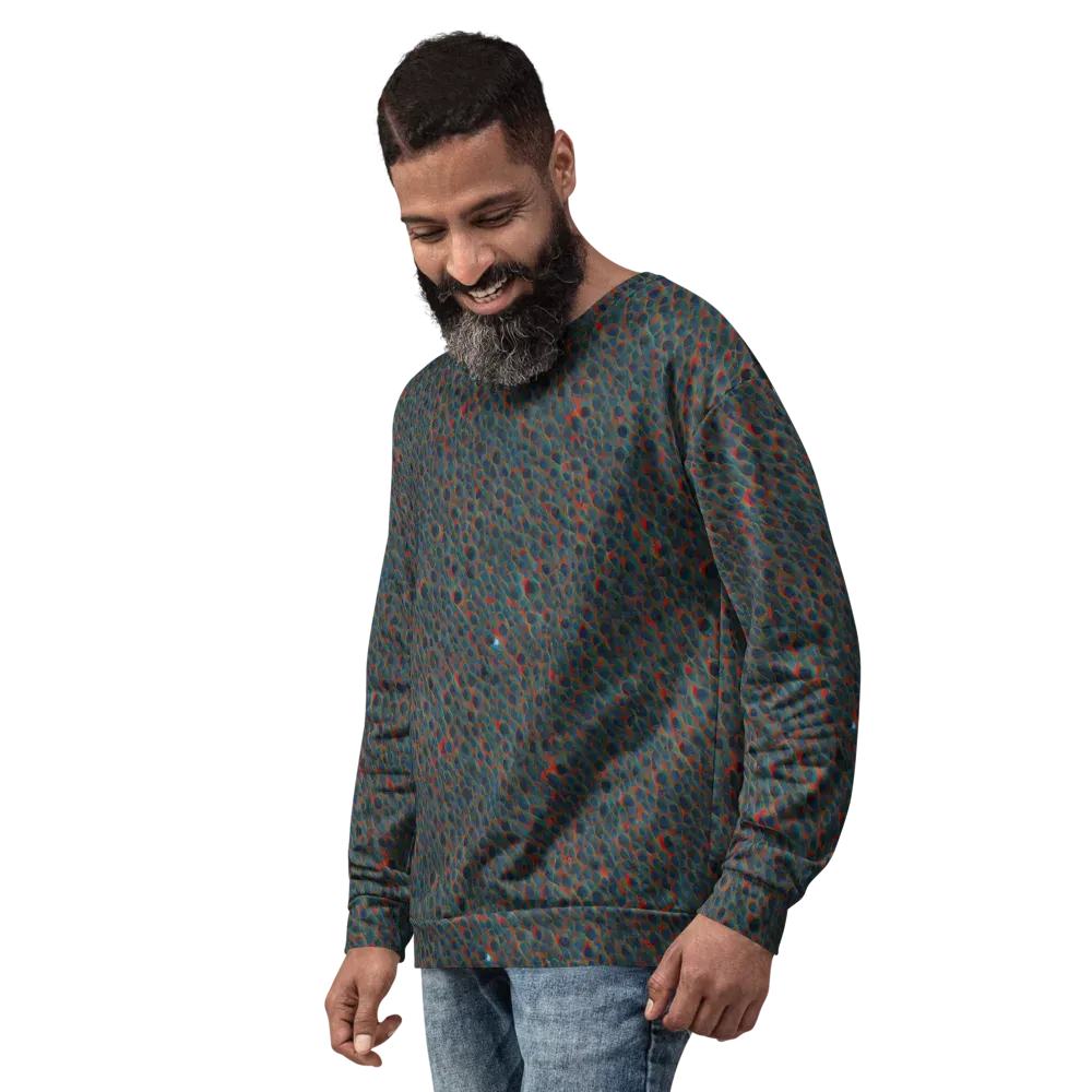 Indigo Undergrowth on Sweatshirt — Left Front