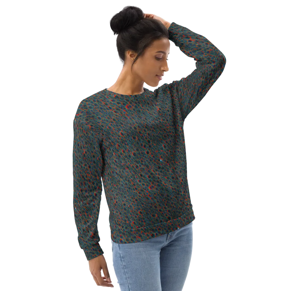 Indigo Undergrowth on Sweatshirt — Right Front