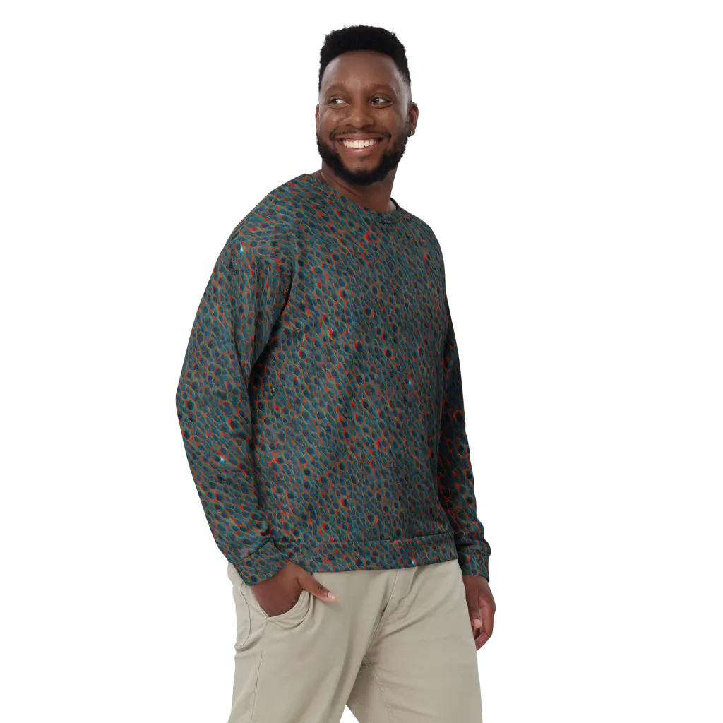 Indigo Undergrowth on Sweatshirt — Front