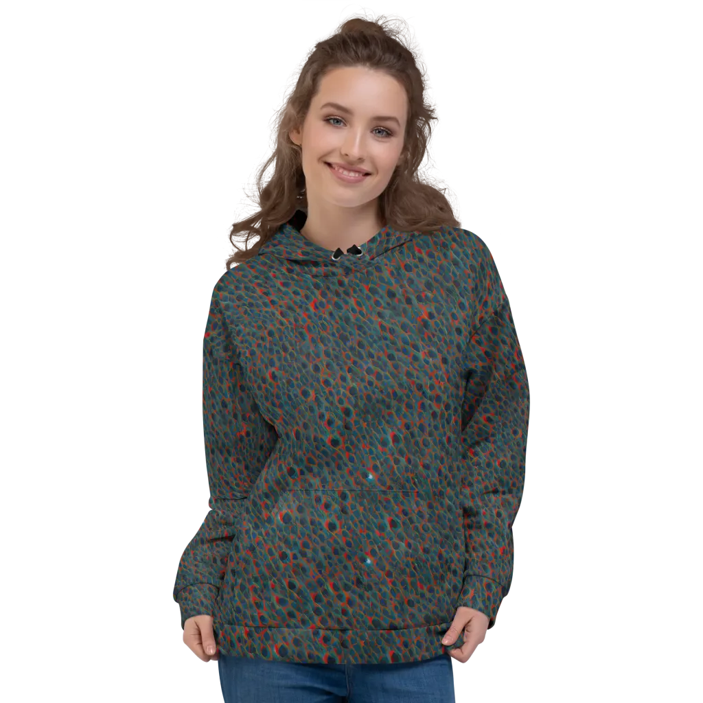 Indigo Undergrowth on Hoodie — Front