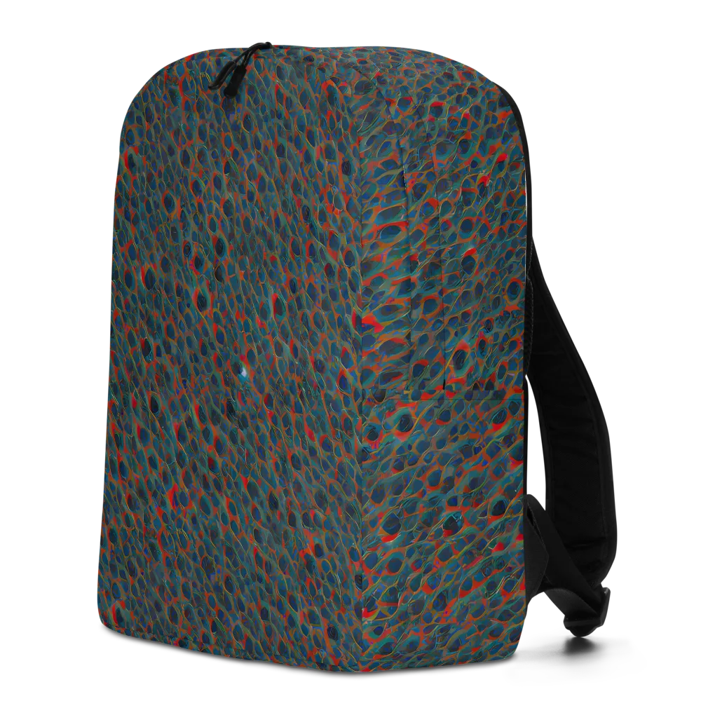 Indigo Undergrowth on Minimalist Backpack — Left