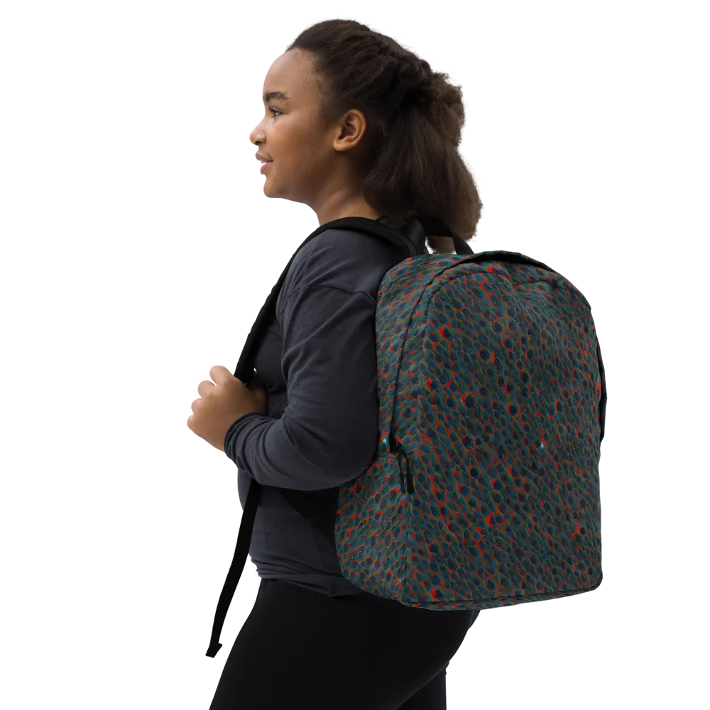 Indigo Undergrowth on Minimalist Backpack — Right Front