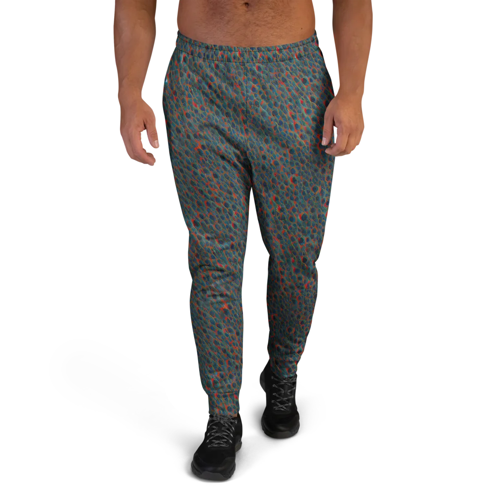 Indigo Undergrowth on Men's Joggers — Front
