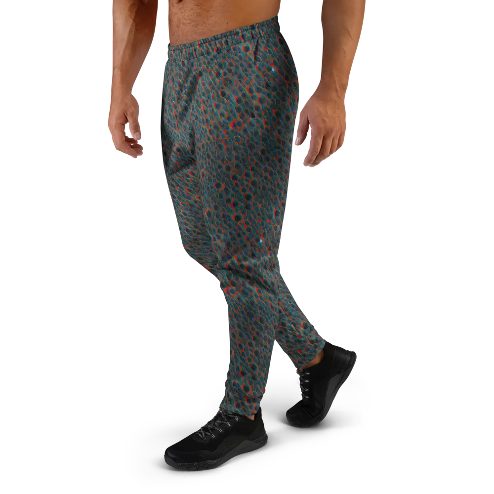 Indigo Undergrowth on Men's Joggers — Left