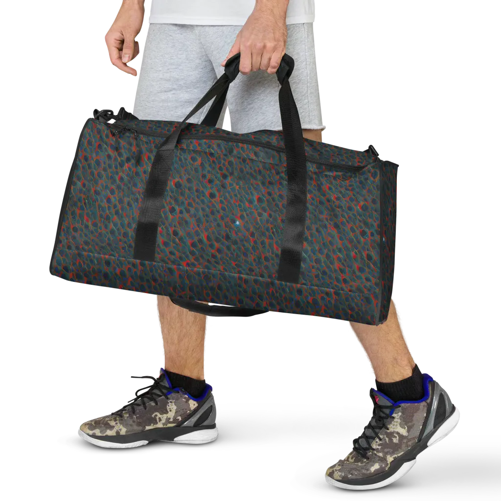 Indigo Undergrowth on Duffle Bag — Front