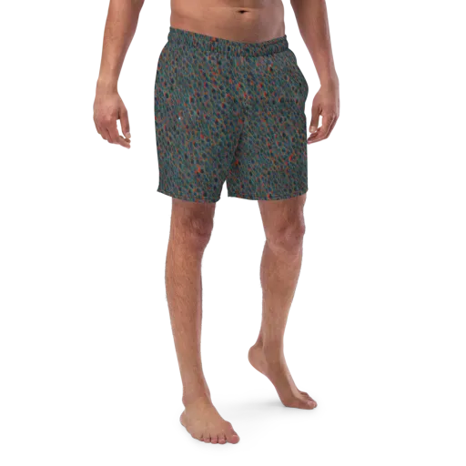 Indigo Undergrowth on a Swim Trunks
