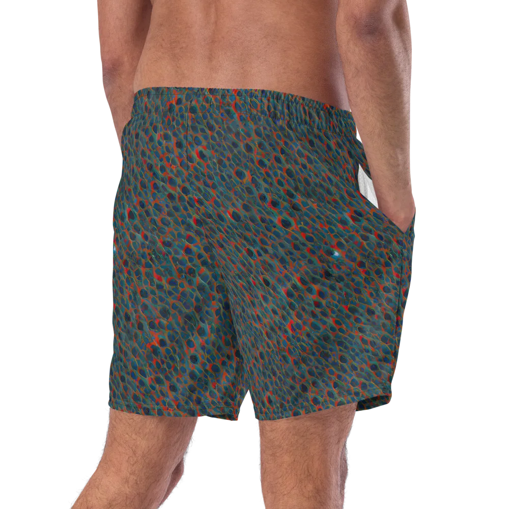 Indigo Undergrowth on Swim Trunks — Right Back