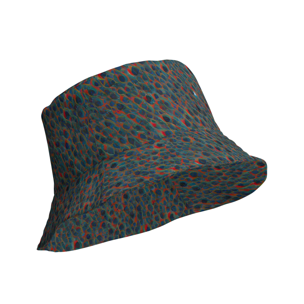 Indigo Undergrowth on Reversible Bucket Hat — Product details Outside