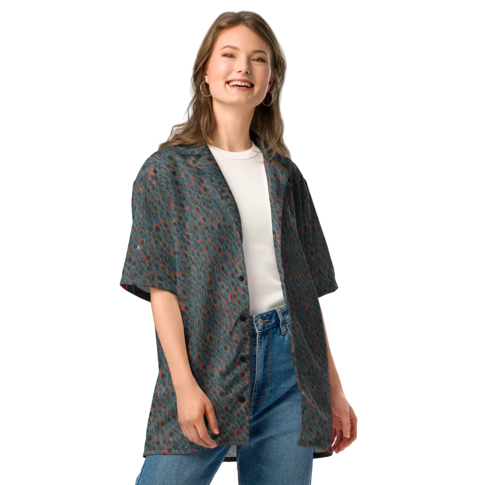 Indigo Undergrowth on Button Shirt — Front