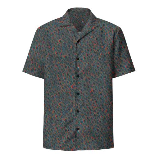 Indigo Undergrowth on a Button Shirt