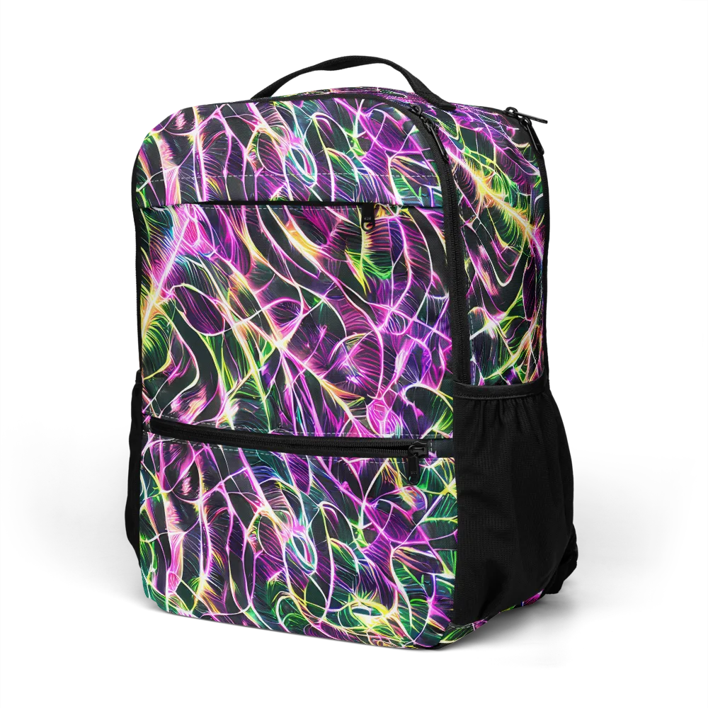 Cyber Botanical on Utility Backpack — Left Front