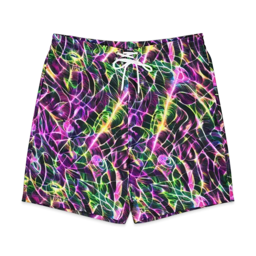 Cyber Botanical on a Men's Board Shorts