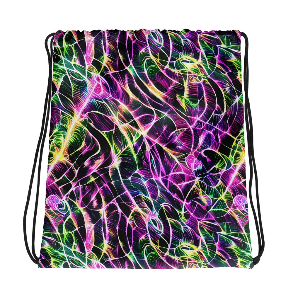 Cyber Botanical on Drawstring Bag — Photo