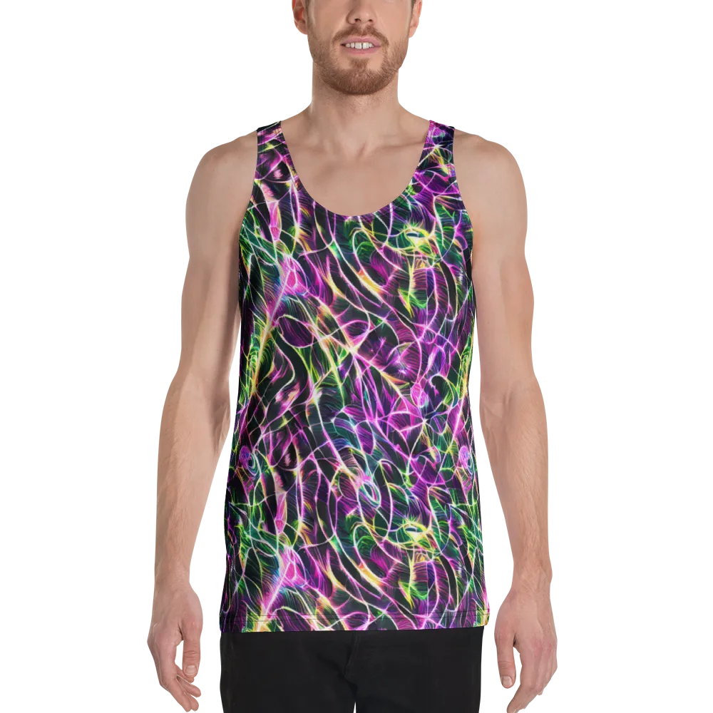 Cyber Botanical on Men's Tank Top — Front