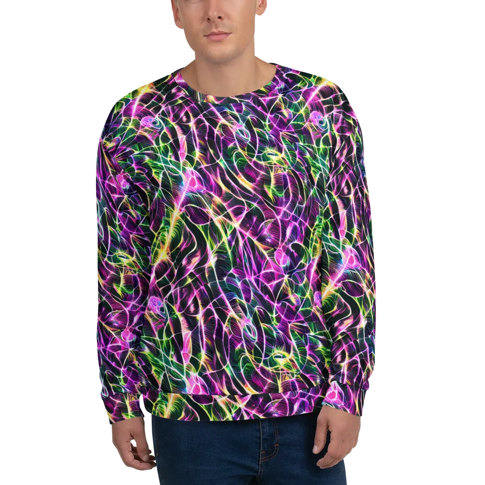 Cyber Botanical on Sweatshirt — Front