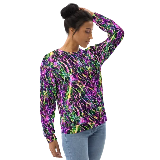 Cyber Botanical on a Sweatshirt