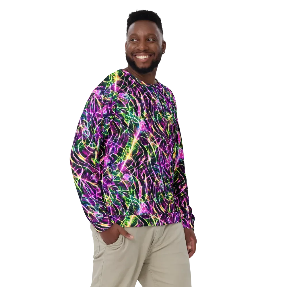 Cyber Botanical on Sweatshirt — Front