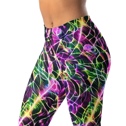 Cyber Botanical on a Leggings