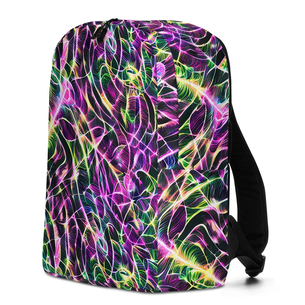 Cyber Botanical on Minimalist Backpack — Left