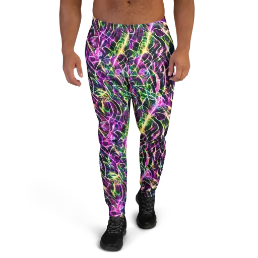 Cyber Botanical on a Men's Joggers