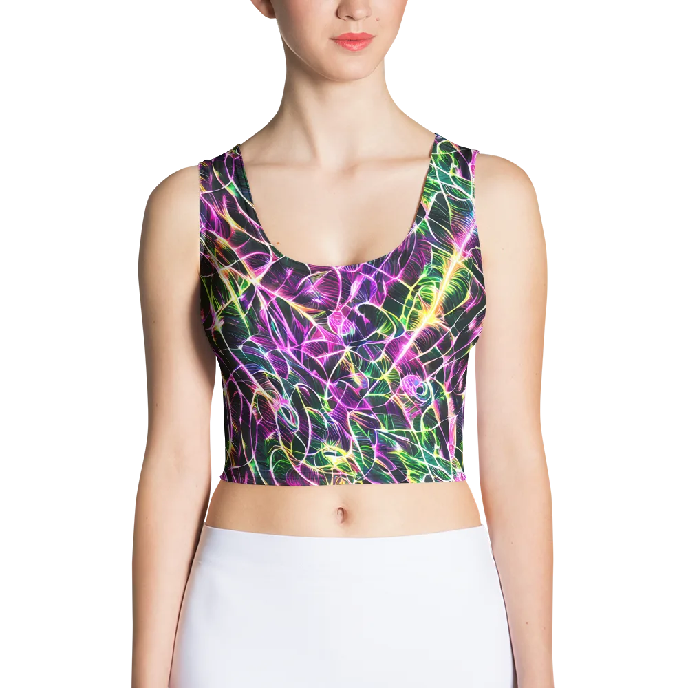 Cyber Botanical on Crop Top — Front