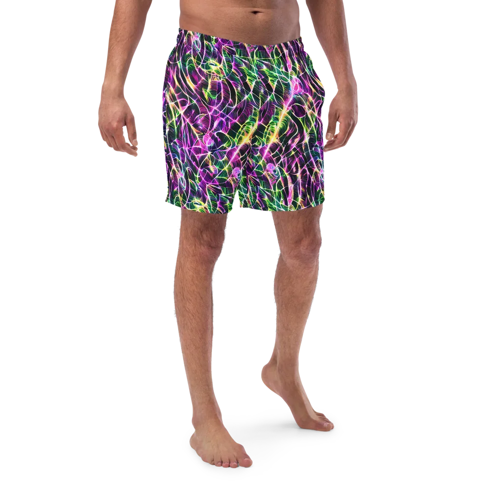 Cyber Botanical on Swim Trunks — Front