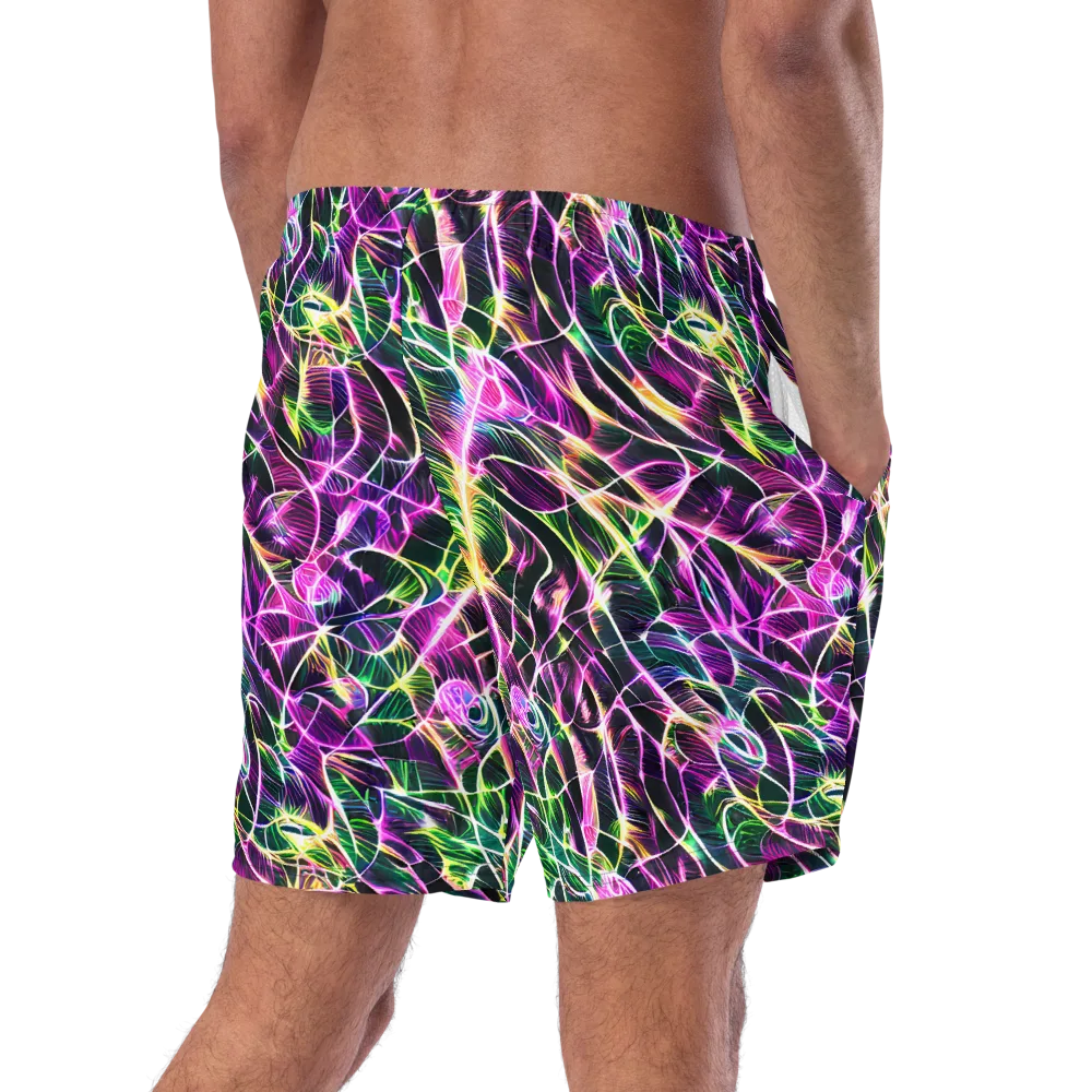Cyber Botanical on Swim Trunks — Right Back